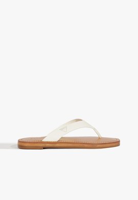 Chinelo Couro Branco