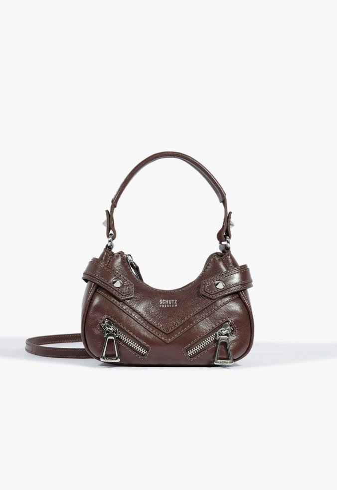 Bolsa Tiracolo Mini Suri Couro Marrom