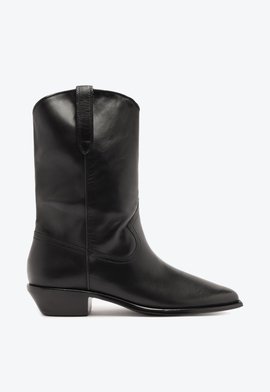Bota Western Couro Preta