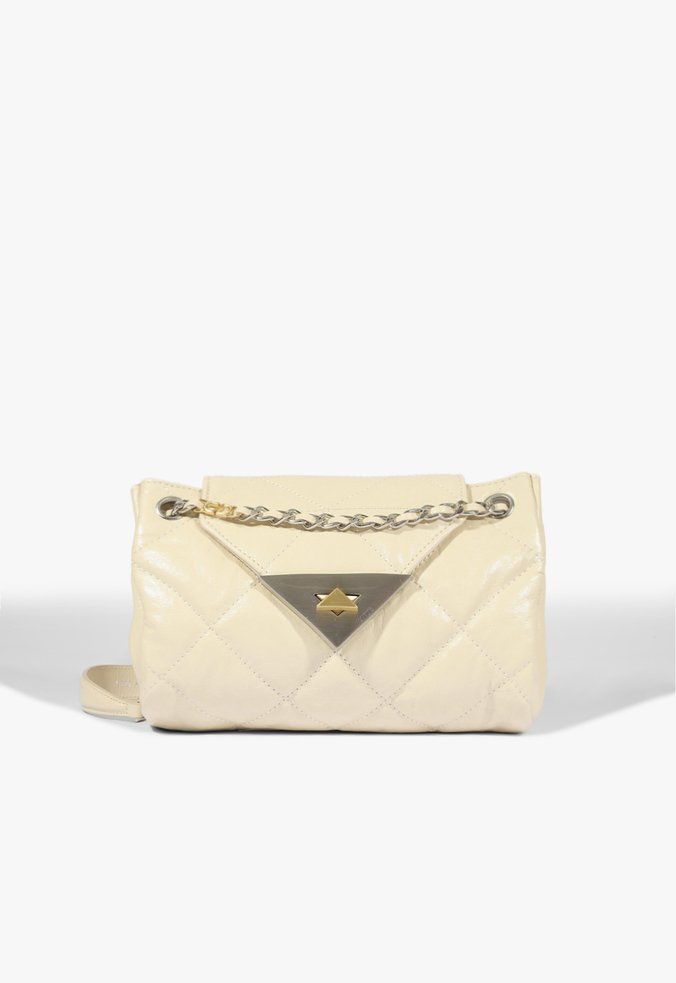 Bolsa Média S95 Couro Branca