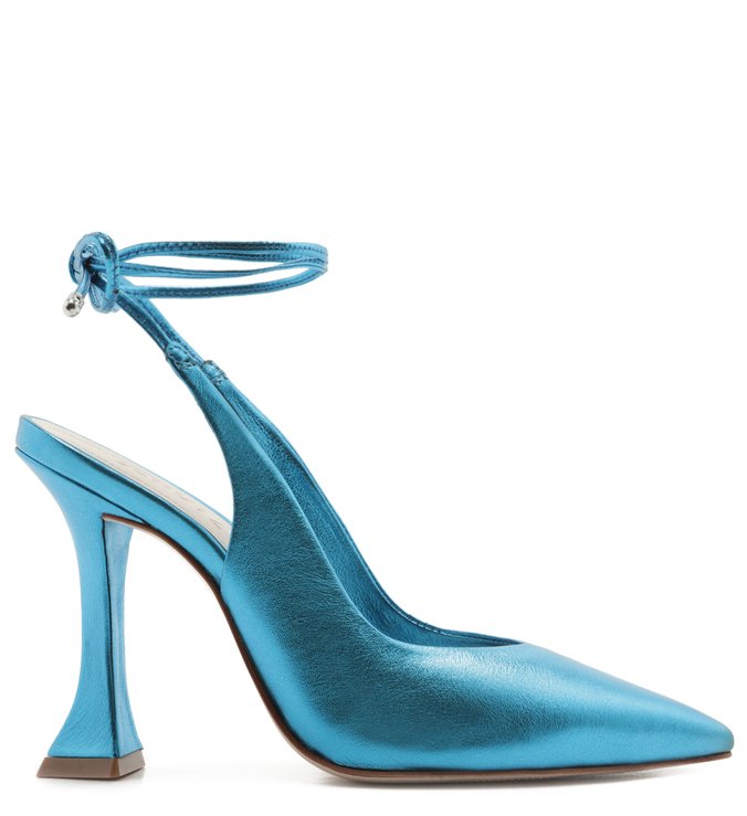 Scarpin Taça Lace-Up Metallic Blue Scarpin Taça Lace-Up Metallic Blue