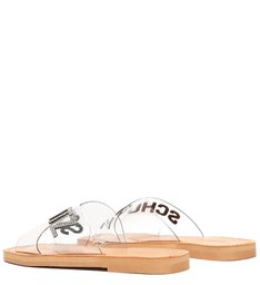 Rasteira de X Logo Schutz Jelly Clear Glam – Carlos Kiister Store
