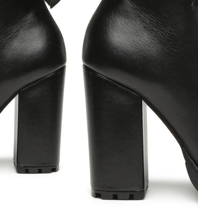 Combat Boots Tratorada Leather Black Combat Boots Tratorada Leather Black