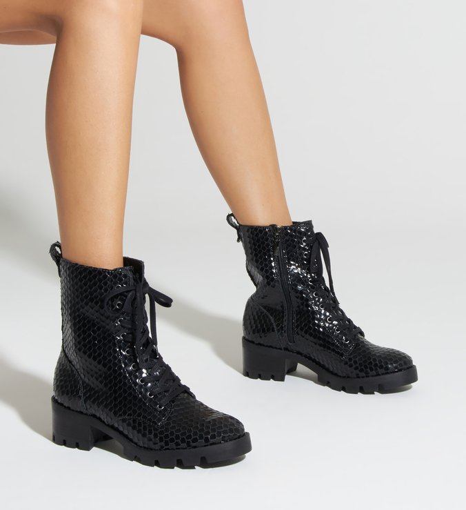 Coturno Classic Bright Snake Black Coturno Classic Bright Snake Black