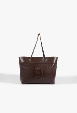 Bolsa Mini Shopping Belle Couro Marrom