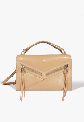 Bolsa Tote Grande Suri Couro Bege
