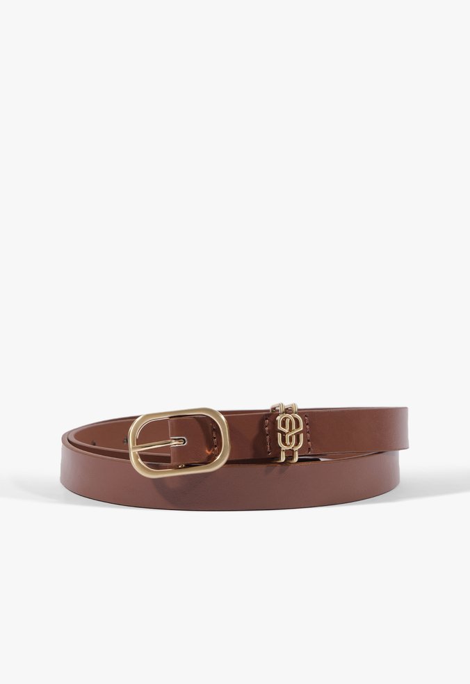 Cinto SS Belt Couro Marrom