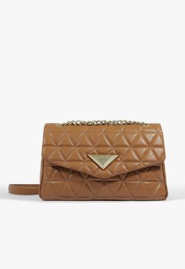 Bolsa Grande Tiracolo 944 Matelassê Marrom