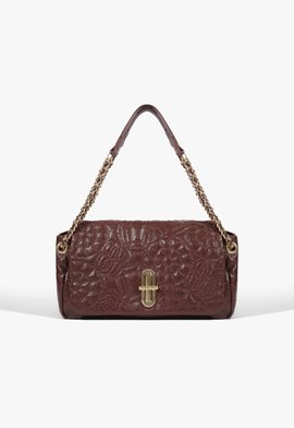 Bolsa Tiracolo Shoulder Mandy Média Couro Vermelha