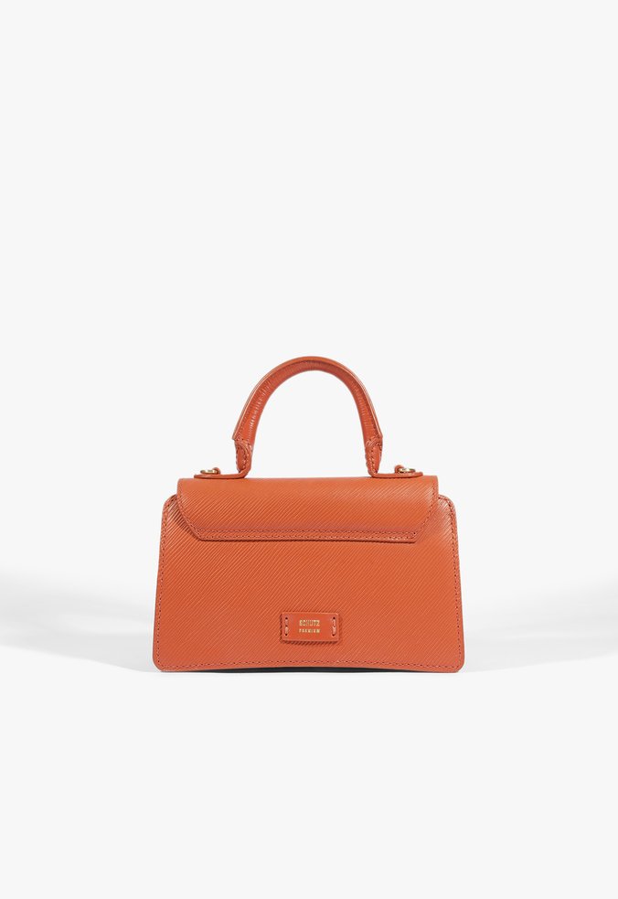 Bolsa Mini Satchel Soul Couro Laranja | Schutz