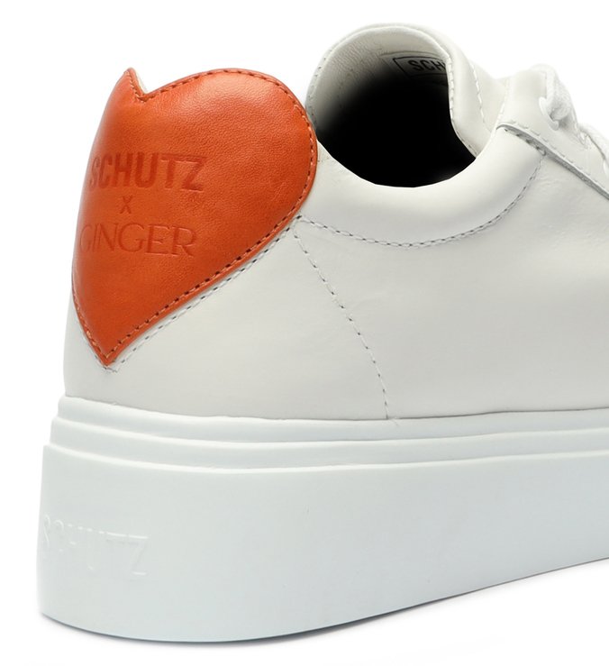 Schutz x Ginger Tênis Casual White Schutz x Ginger Tênis Casual White
