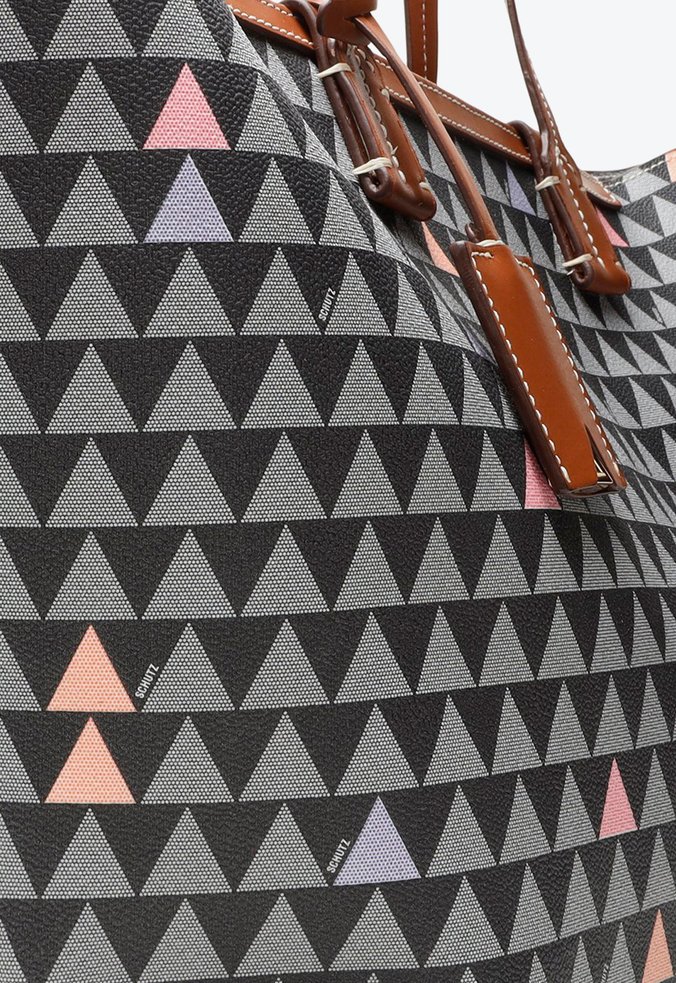 Bolsa Shopping Neo Nina Triangle Preta Bolsa Shopping Neo Nina Triangle Preta