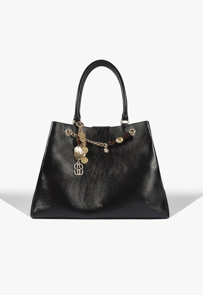Bolsa Tote Robin Grande Couro Preta