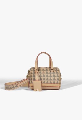 Bolsa Bowling Pequena Triangle Bege