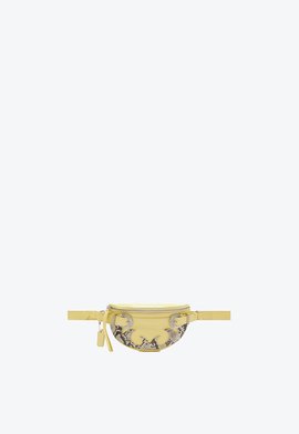 Pochete Texas Couro Snake Amarela