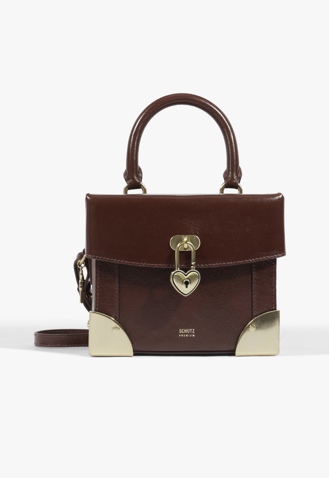 Bolsa Vanity Média Couro Vermelha