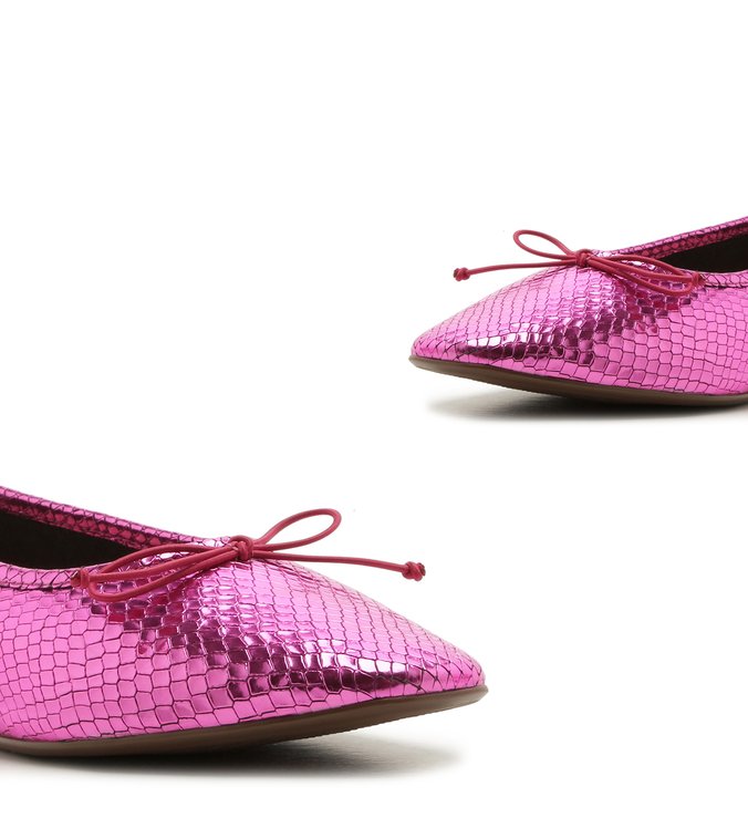 SAPATILHA BALLERINA SNAKE FUCSIA SAPATILHA BALLERINA SNAKE FUCSIA