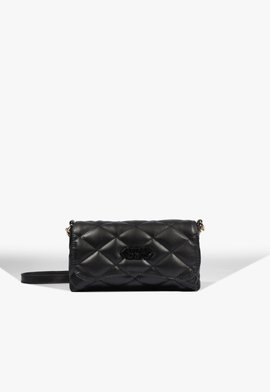 Bolsa Crossbody Pequena Matelassê Preta