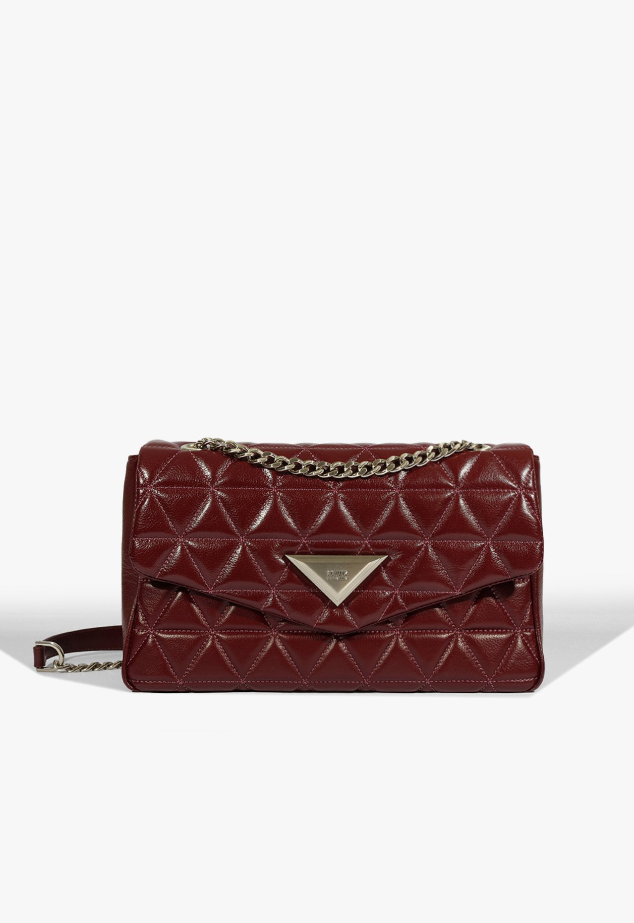 Vista 2 Bolsa Tiracolo Grande 944 Couro Vinho | Schutz Schutz BR Unissex Schutz BR Unissex