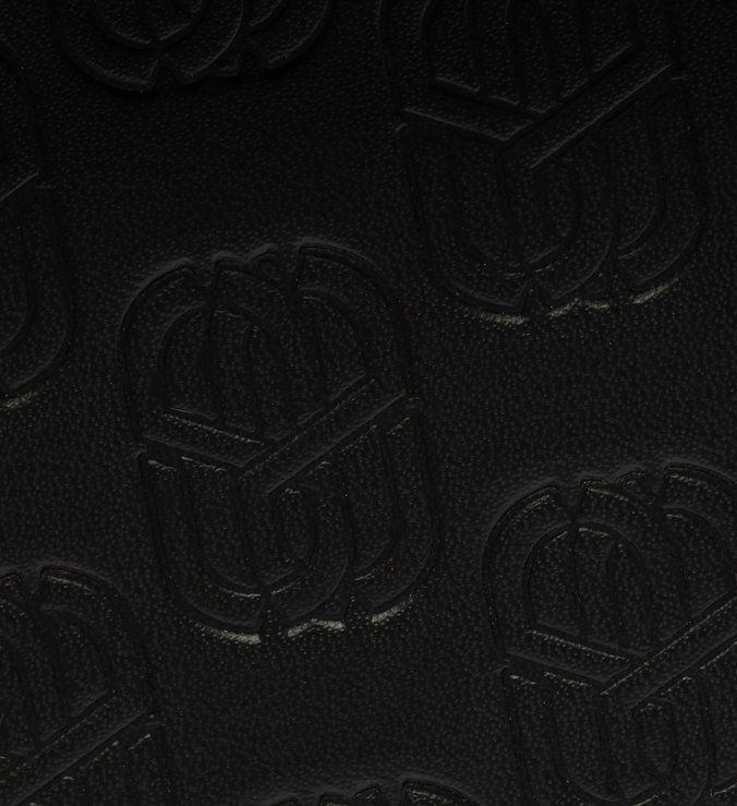 Bolsa Tiracolo Pequena Emblem Couro Preta Bolsa Tiracolo Pequena Emblem Couro Preta