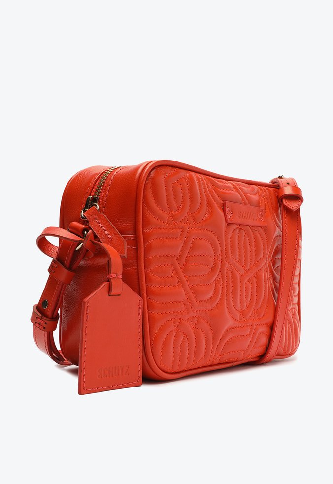 Bolsa Tiracolo Jay Couro Laranja Bolsa Tiracolo Jay Couro Laranja