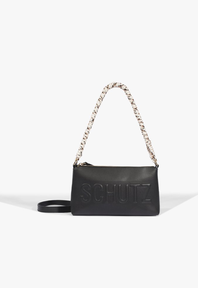 Bolsa Tiracolo Maggie Média Preta