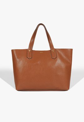 Bolsa Shopping Grande Betsy Couro Marrom