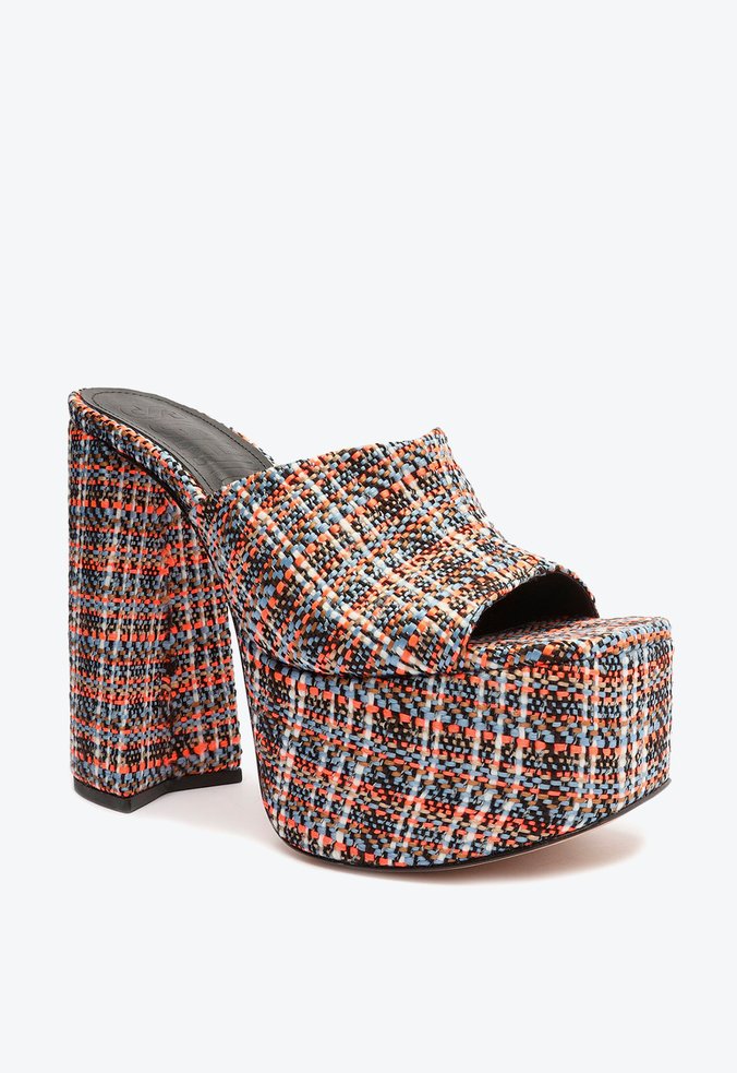 Sandália Mule Judith Tweed Sandália Mule Judith Tweed
