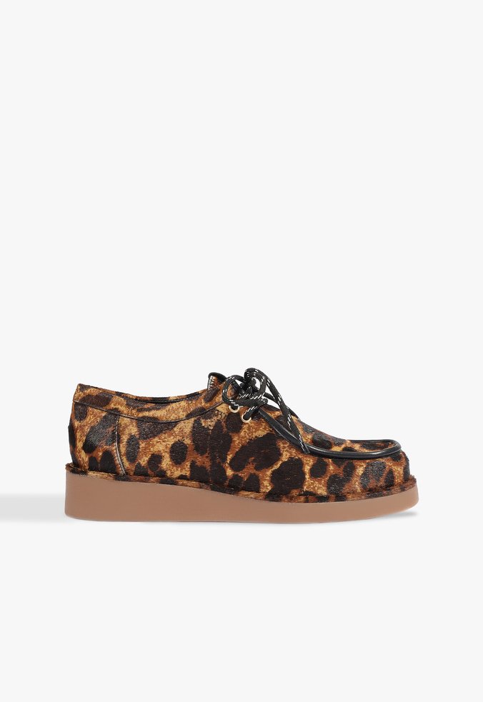 Mocassim Charpen Couro Animal Print