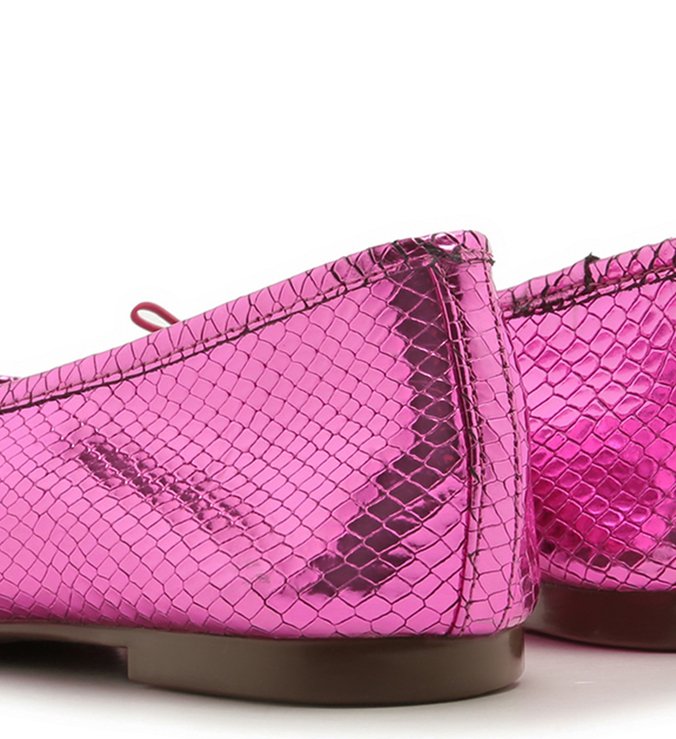 SAPATILHA BALLERINA SNAKE FUCSIA SAPATILHA BALLERINA SNAKE FUCSIA