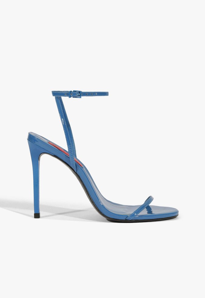 Sandália Gia Couro Azul