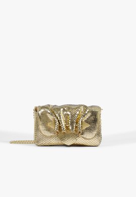 Bolsa Lacey Pequena Tiracolo Dourada