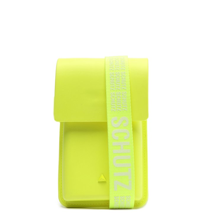 Bolsa Tiracolo Pochete Jellys Amarelo Neon