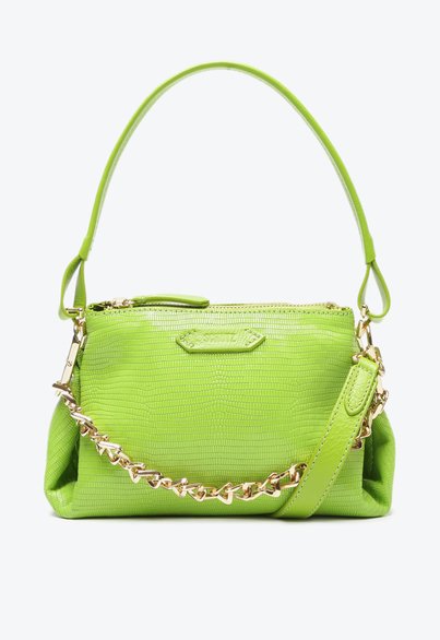 Bolsa Tiracolo Média Abby Couro Verde | Schutz