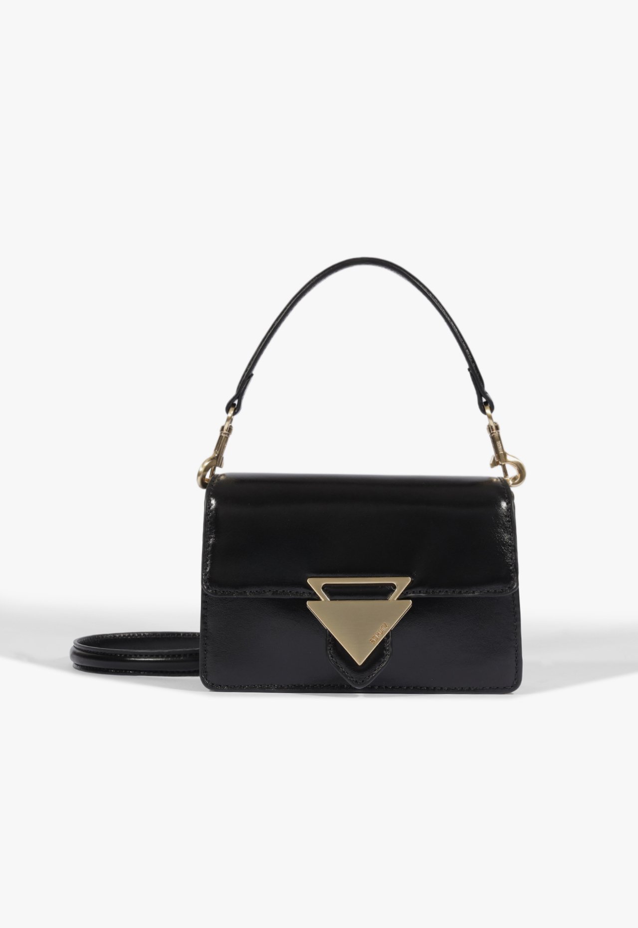Bolsa Tiracolo Abby Pequena Couro Preta | Schutz