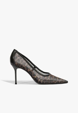Scarpin Animal Print Salto Fino