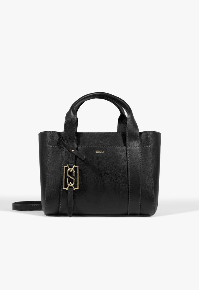 Bolsa Tote Claire Média Couro Preta