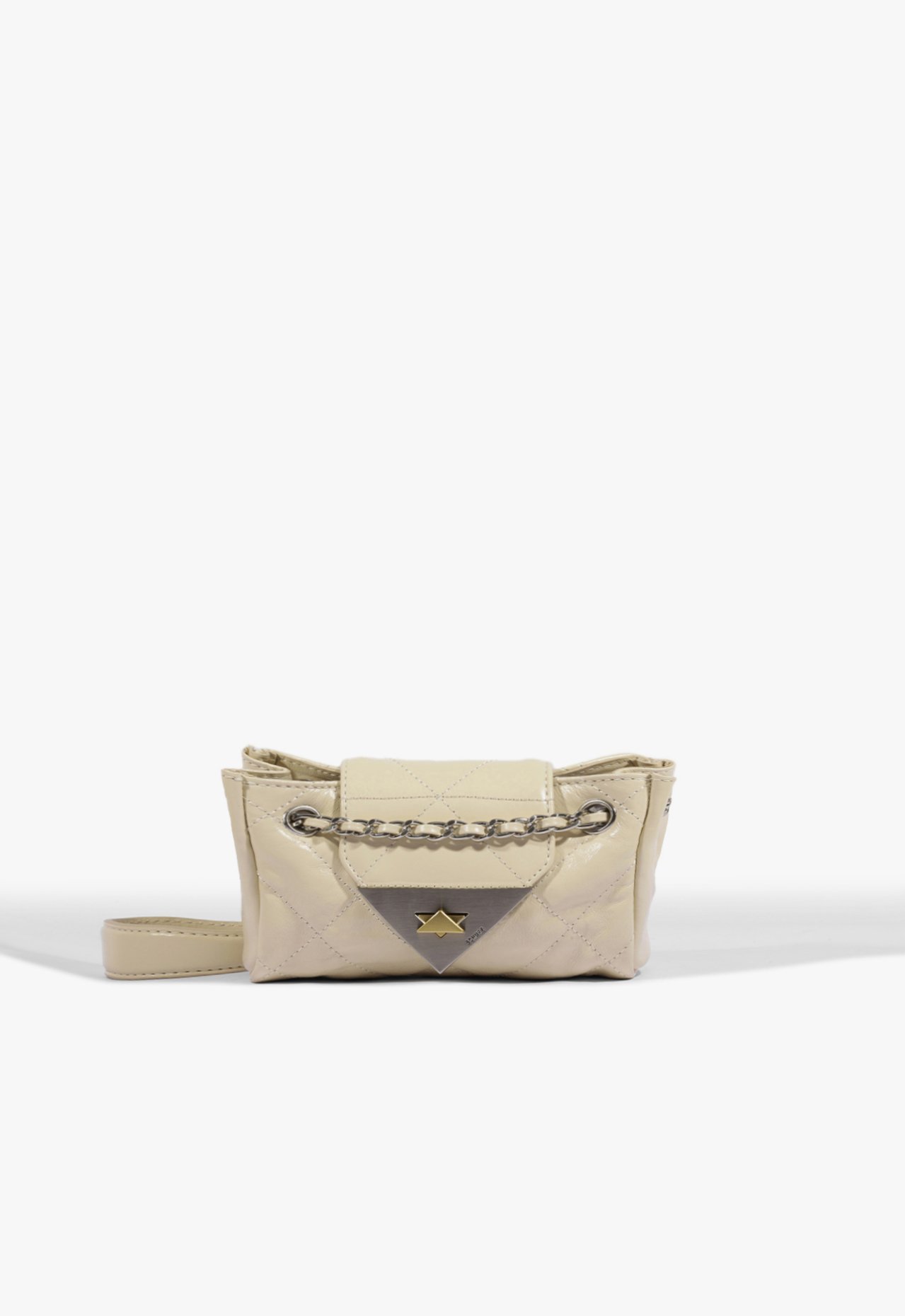 Bolsa Pequena S95 Couro Bege | Schutz