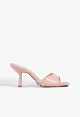Tamanco Mule Posseni Couro Rosa
