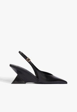 Mule Abbie Couro Preto