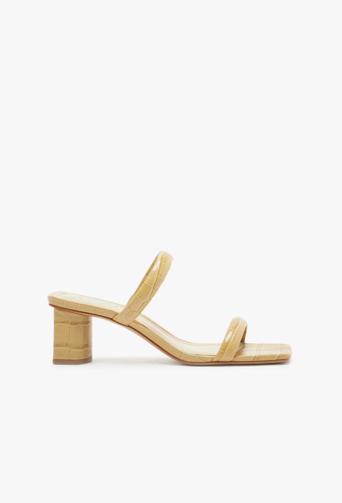 Sandália Mule Ully Couro Marrom