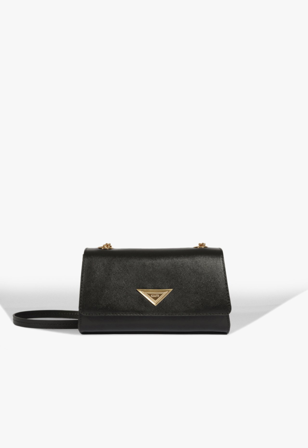 Bolsa Tiracolo Pequena Cally Couro Preta | Schutz