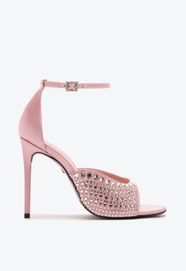 Sandália Louise Rosa Crystal by Swarovski