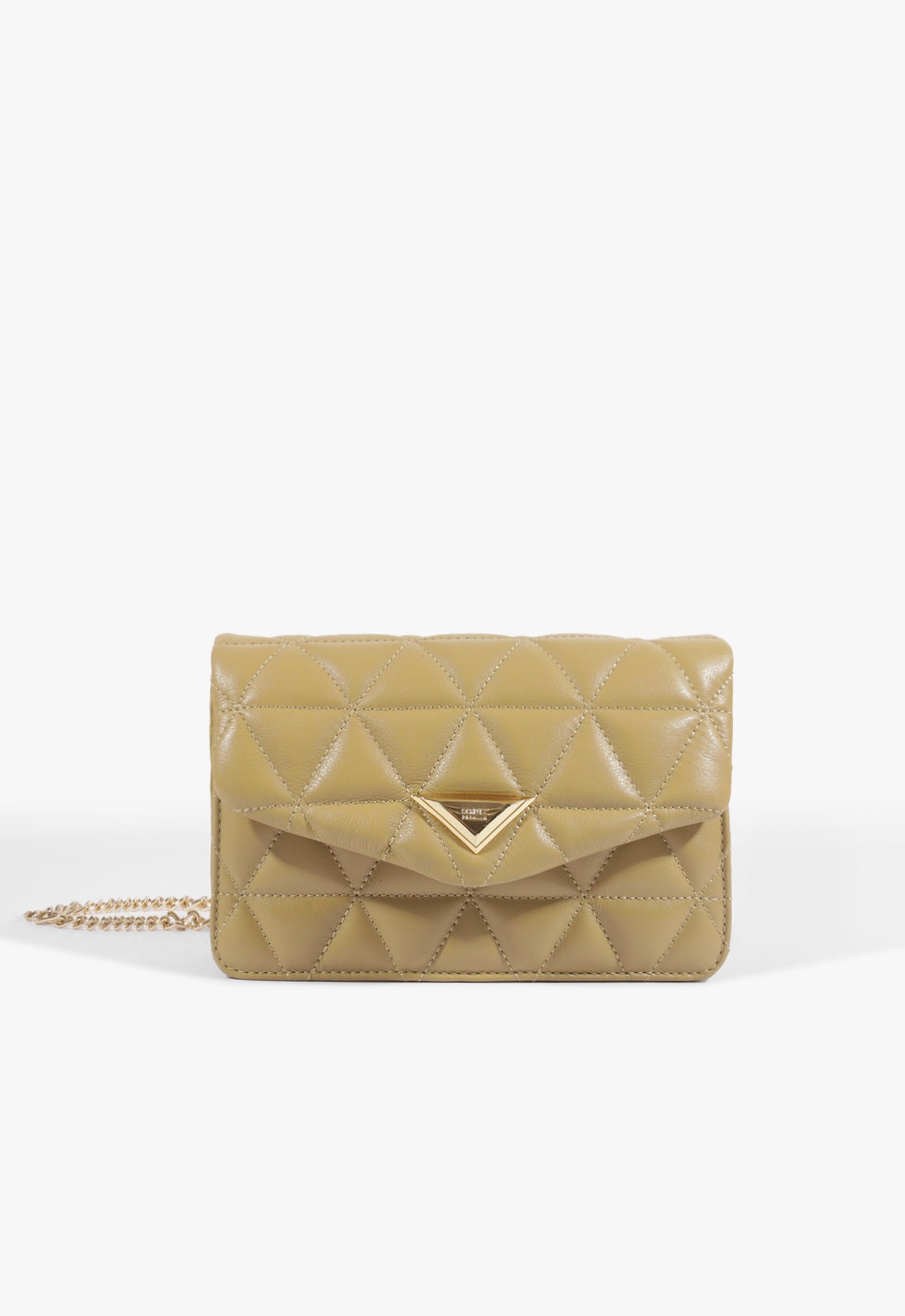 Bolsa Média Tiracolo 944 Matelassê Couro Verde | Schutz