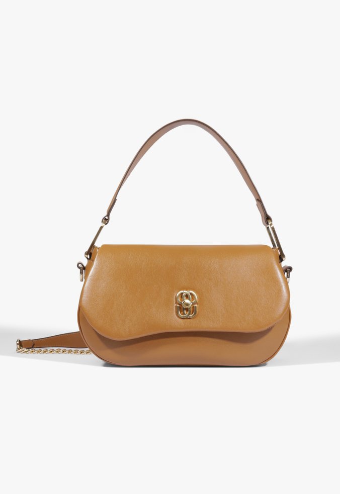 Bolsa Hobo Kayla Grande Couro Amarela