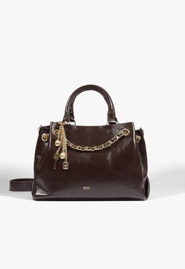 Bolsa Tote Tote Robin Média Couro Marrom