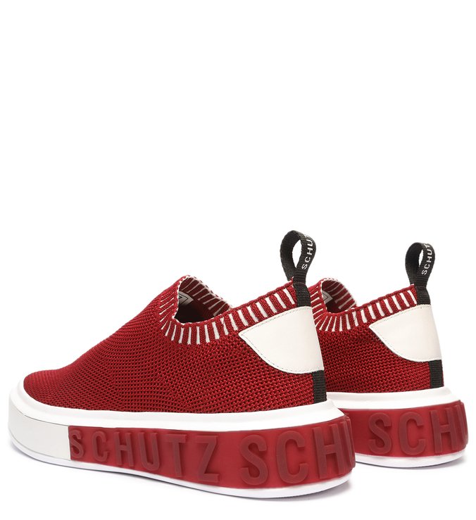 Tênis It Schutz Knit Vermelho Tênis It Schutz Knit Vermelho