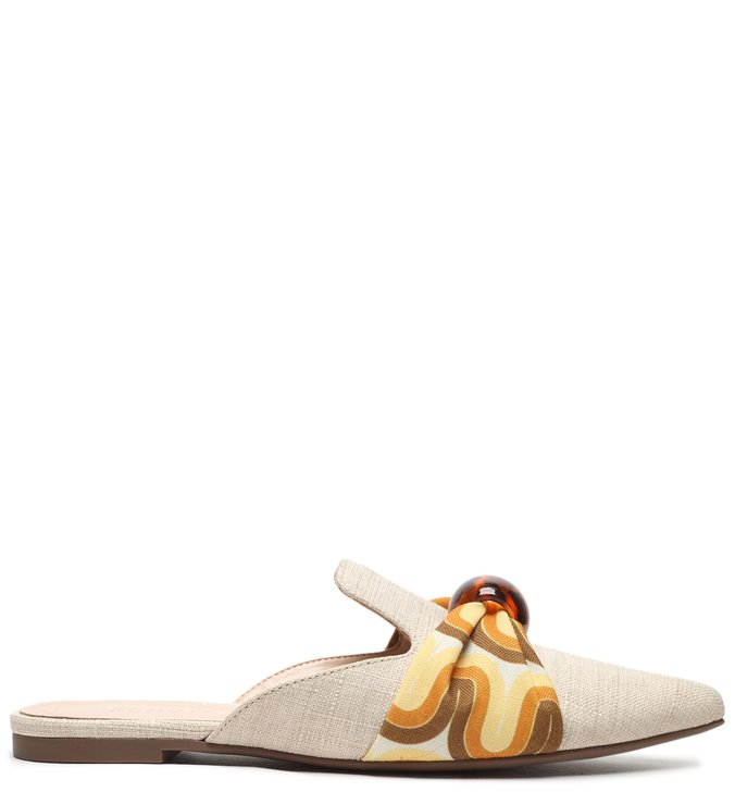 Flat Mule Fresh 60’s Natural Flat Mule Fresh 60’s Natural