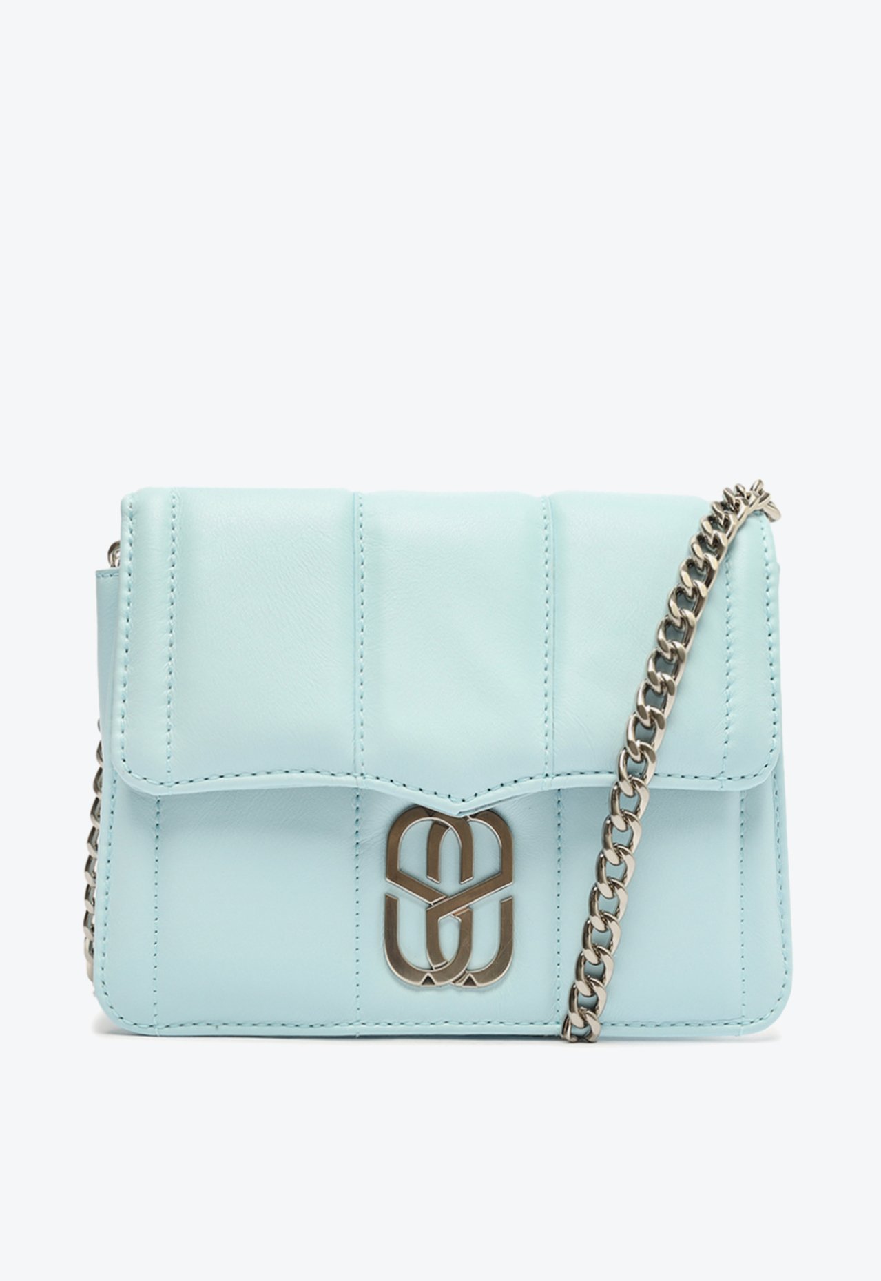 Bolsa Tiracolo Zoen Couro Azul Claro | Schutz