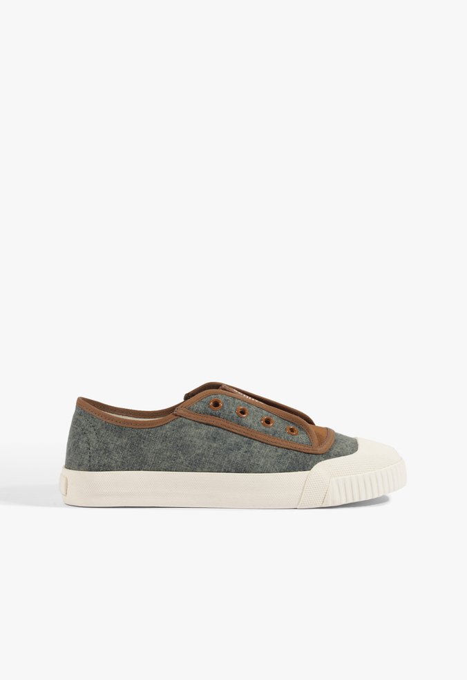 Tênis Smash Bico Redondo Jeans